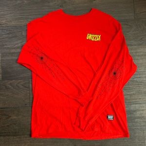 Grizzly x Marvel long sleeve RARE